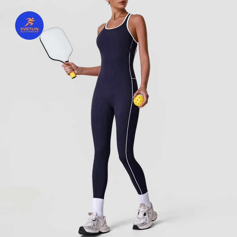 SVETLIN EU US Size Luxury Quality Active Wear High-Elasticity Shapewear Yoga One-Piece Tight-Fitting Suit