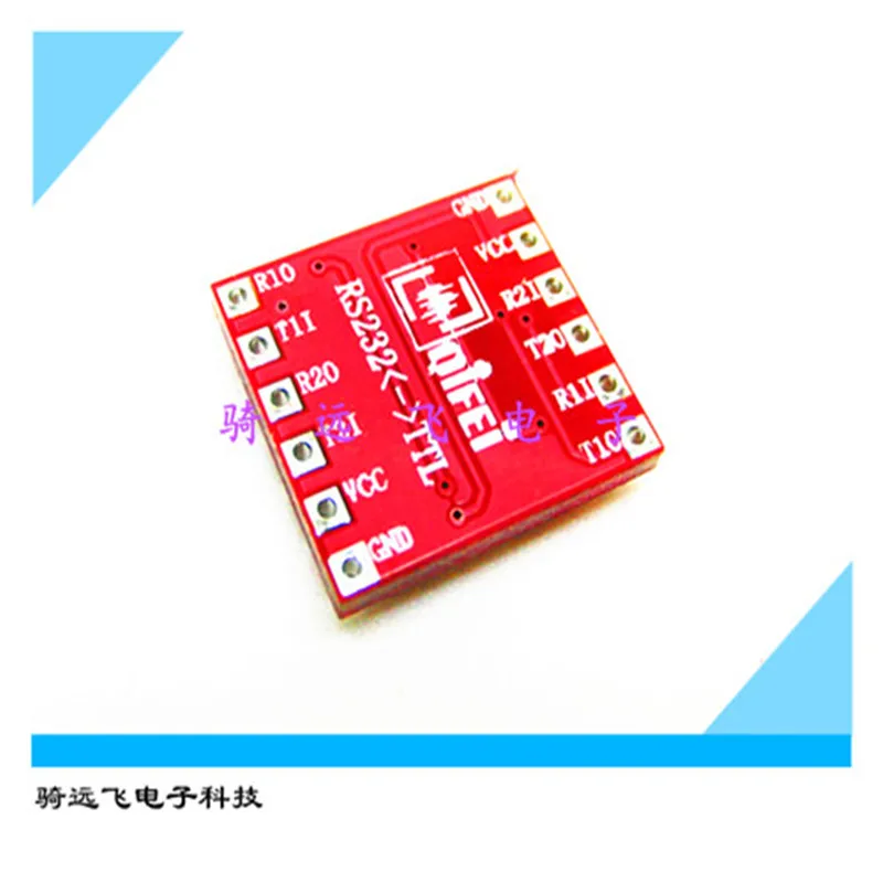 MCU Mini RS232 MAX3232 Level to TTL Serial Port Conversion Board Send Row Needle