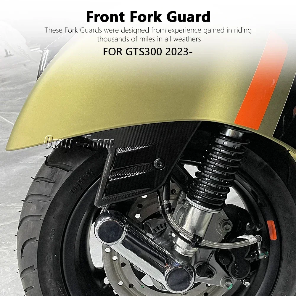 New For GTS 300 gts300 Gts 300 GTS300 2023 2024 Front Suspension Cover Fork Shock Absorber Guard Wheel Rocker Protector