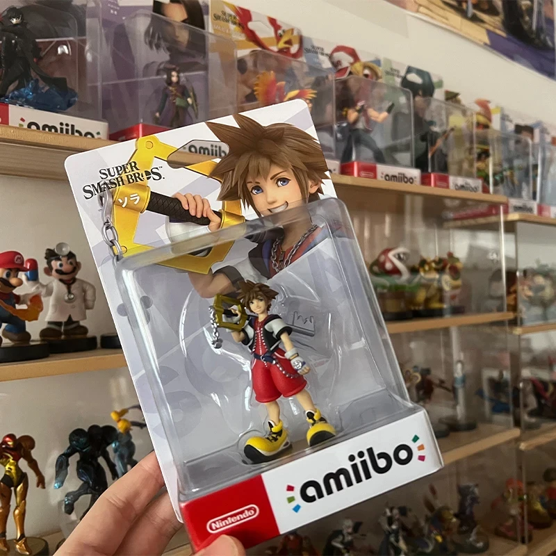 Amiibo Xenoblade chairs 3 Anime Figurine Sora Noah e Mio confezione da 2 NS NFC modello di gioco statua Action Figures regali giocattolo