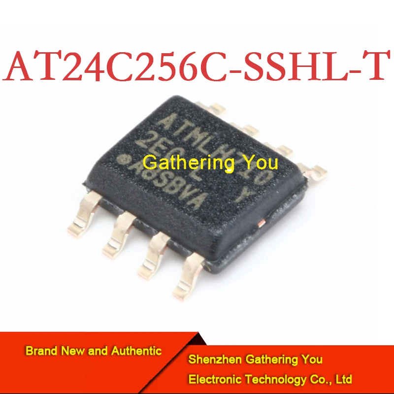 本物のAT24C256C-SSHL-T sop8 eprom、ブランド新品、本物