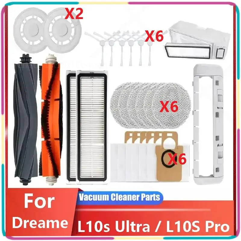 

B13C For Dreame L10s Ultra / L10S Pro Replacement Accessories Vacuum Bags Mop Filter Vacuum Cleaner Cleaning Brush
