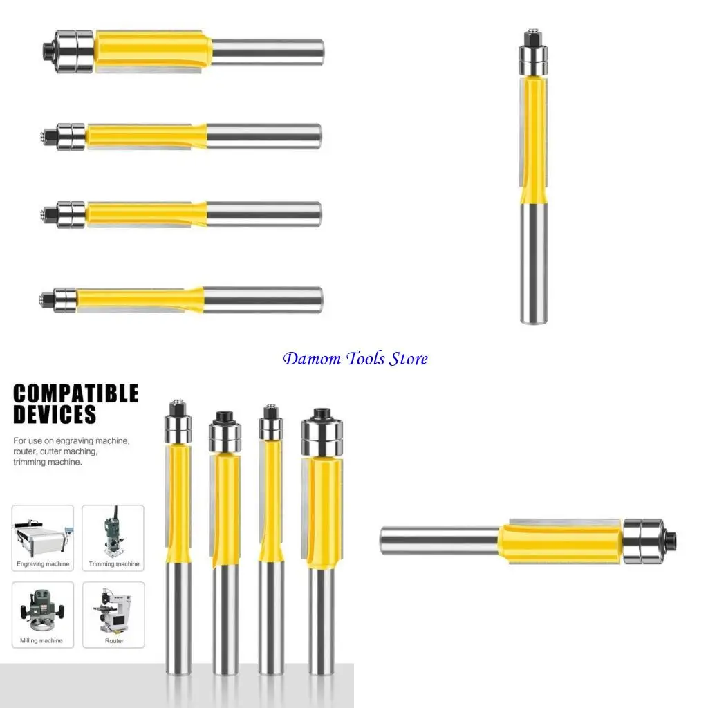 

57BE 8 мм хвостовик 45 # Стальная фреза Деревообрабатывающий инструмент для обрезки досок из твердой древесины