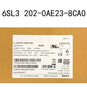 6SL3202-0AE23-8CA0 Output Reactor Module 6SL3202-0AE23-8CA0 New in box