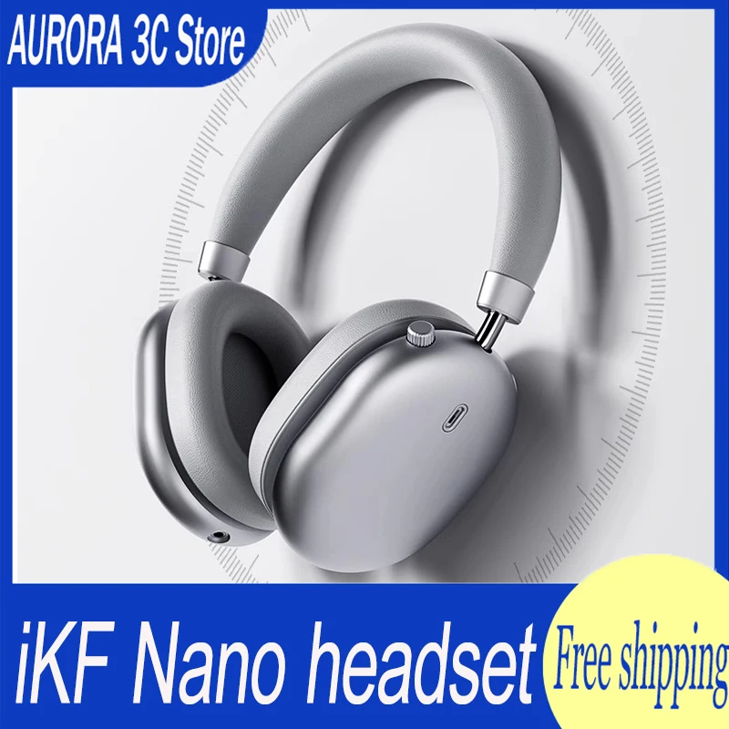 Ikf Nano Headphone Wireless Bluetooth Noise Reduction Headset Custom 3d Audio Long Endurance For Outdoor Sports Gifts