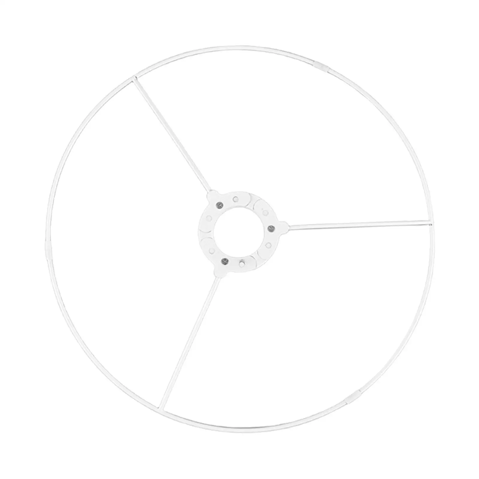 13 Inch Lamp Shade Ring Frame for DIY Drum Lampshade Projects Easy Install for Standing Floor Lamps