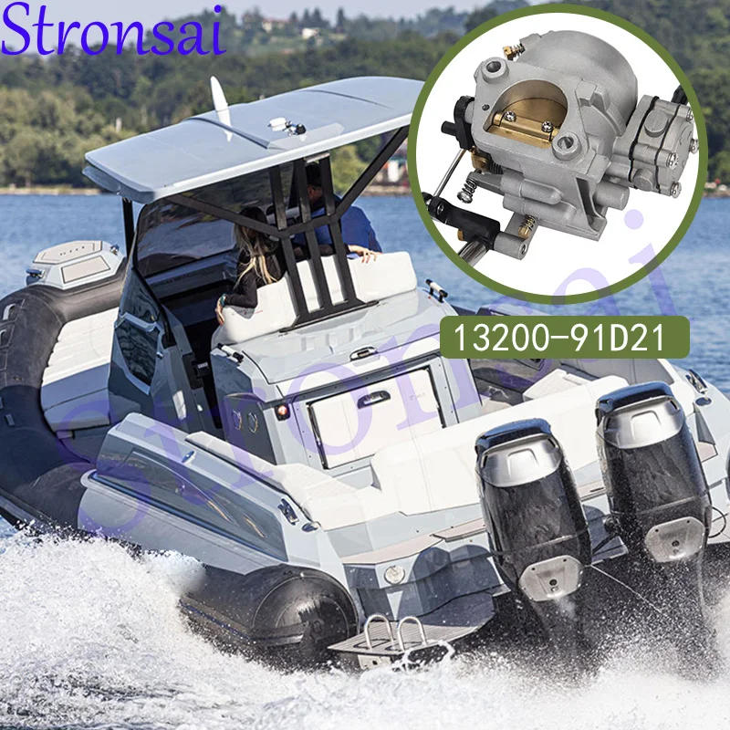 

Carburetor 13200-93900 13200-91D21 13200-93991 13200-93902 13200-91D22 for Suzuki DT15 DT9.9 Outboard Motor 13200-93E11