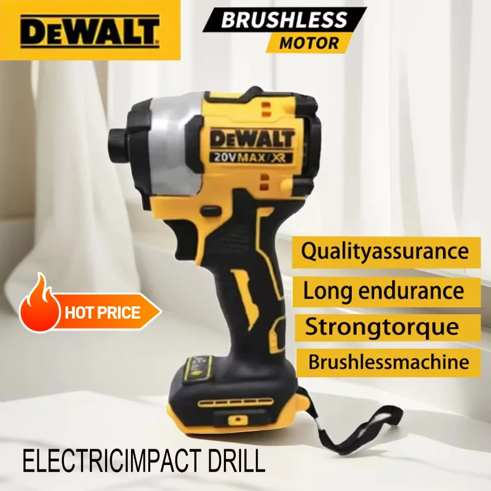 

DEWALT DCF850 205NM бесщеточная аккумуляторная отвертка, электроинструмент, электрическая ударная дрель DEWALT, аккумулятор 20 В
