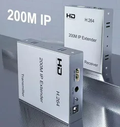 H.264 IP Transmitter Receiver Via CAT5e CAT6 RJ45 Cable 200M 1080p Video Converter HDMI-compatible Extender for PS3 PS4 PC To TV