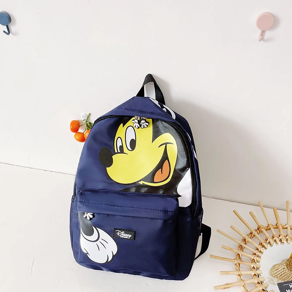 Disney Cute Cartoon Backpack Children Donald Duck Printed Schoolbag Primary Kindergarten Backpack Kids Casual Outdoor Backpack