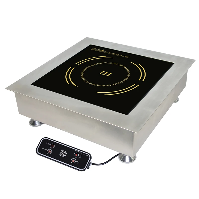 Commercial Built In Induction Cooker Table Top Cooker Electric Range Insert Stainless Steel 5000W Cooker Burner