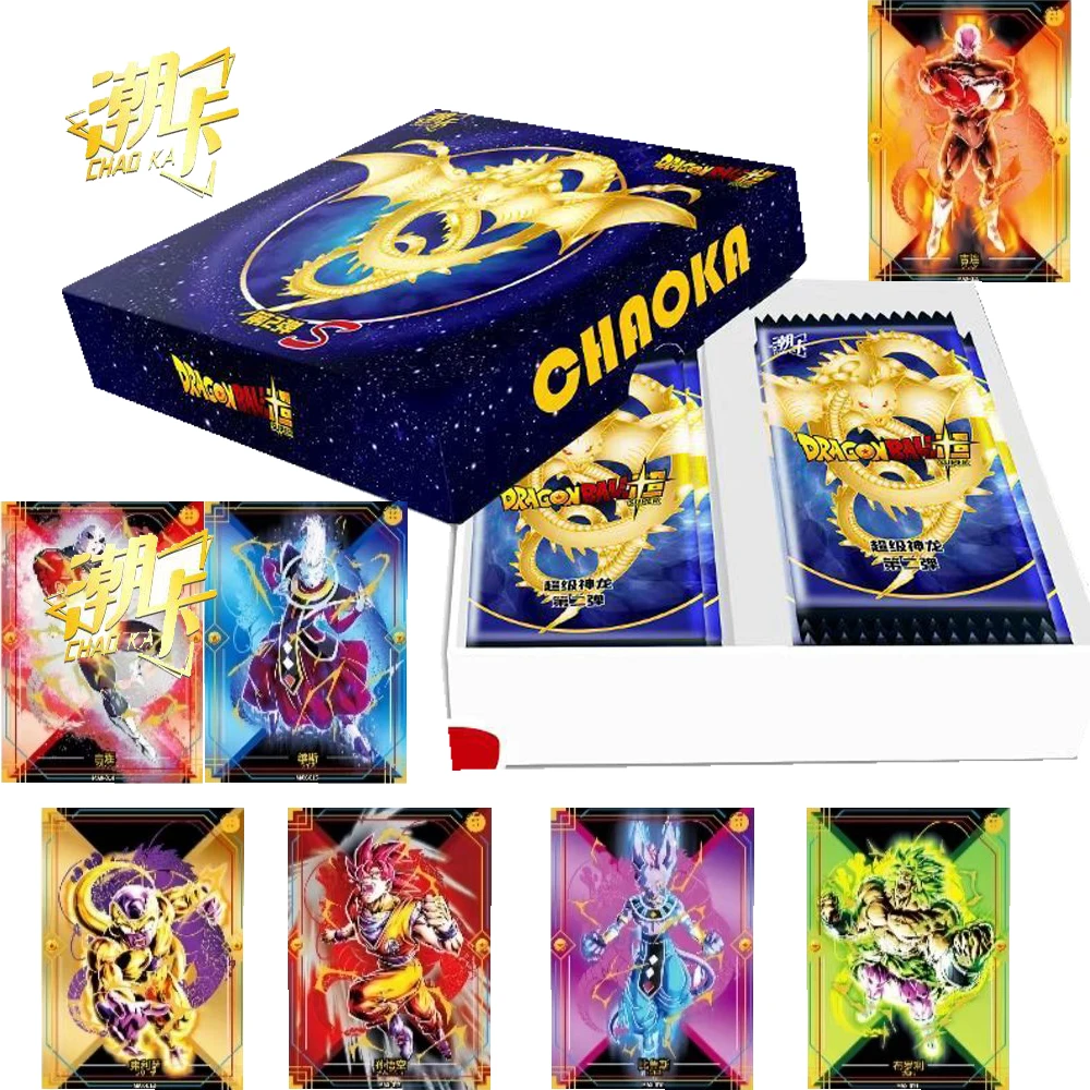 Genuine Dragon Ball Cards Collection for Children Limited Exquisite Explosive Flash Paper Laser Card Back Hobbies Friends Gifts