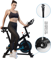 Workout Home Indoor Fitness Trainer Bike Foldable Spinning Exercise Trainer With Belt for Gym Use