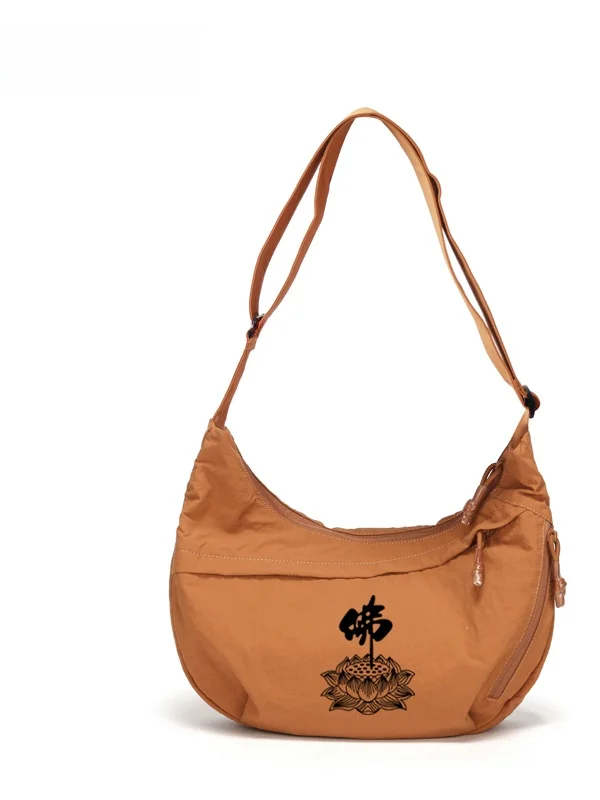 

Высококачественная легкая нейлоновая сумка для благовоний Будды Па, сумка через плечо с клецками в ape для мужчин и женщин, повседневная сумка для отдыха Sle