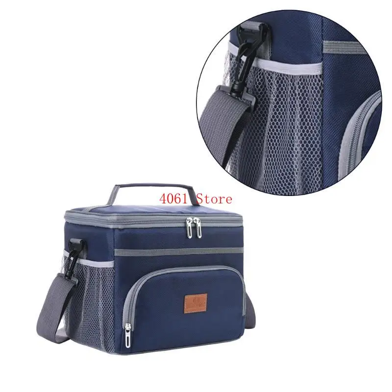 Insulated Lunch Box Reusable Leakproof Bento Bag for Work Office Travel Hiking Thermal Box Dinner Container