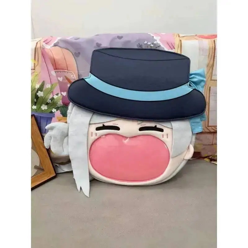 

Реверс: 1999 Косплей Vertin Плюшевый Прозрачный Кампус Молния Большой Рот Мультфильм Рюкзак Сумка Через Плечо