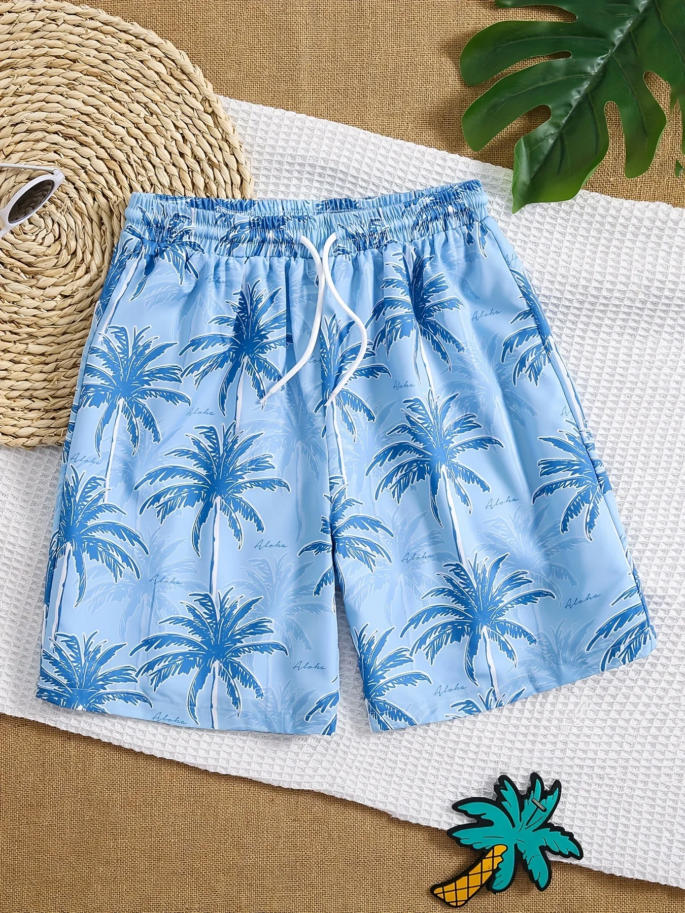 New Kids Summer Shorts Cool Hawaiian style Printed Boys Board Shorts Kids Beach Shorts Swim Sweatpants Clothing