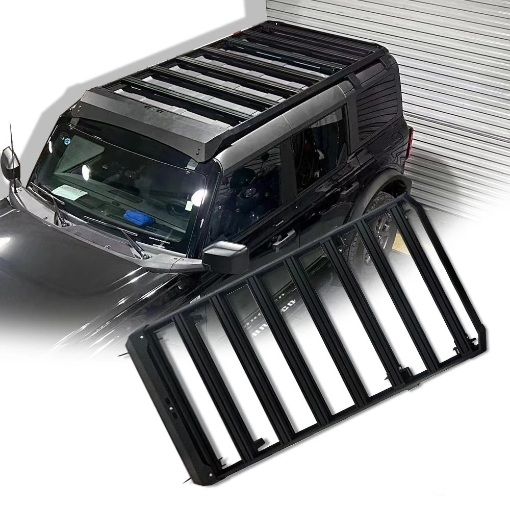 High quality aluminum alloy roof rack platform  basket for Ford Bronco 4 door 2021+