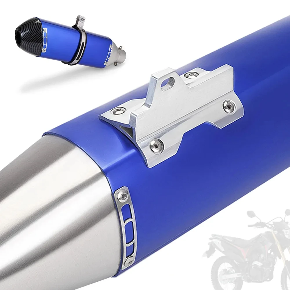 Motorcycle with DB Killer escapes para moto FMF 4T Exhaust Muffler Pipe Escape Moto Length 480mm Inlet 51mm view 6