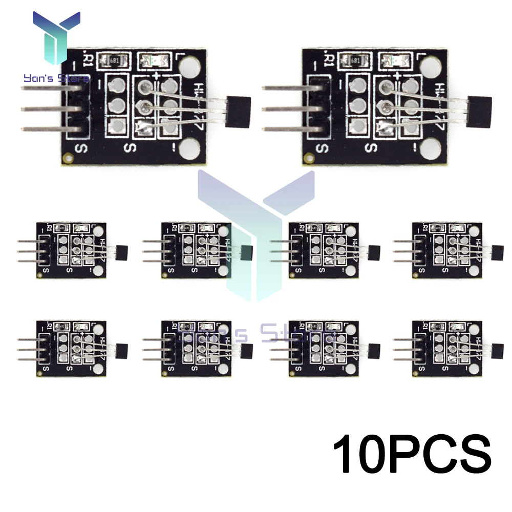 Módulo de Sensor magnético Hall para Arduino AVR Smart Cars, Kits de Inicio DIY, 1/10 piezas, KY-003