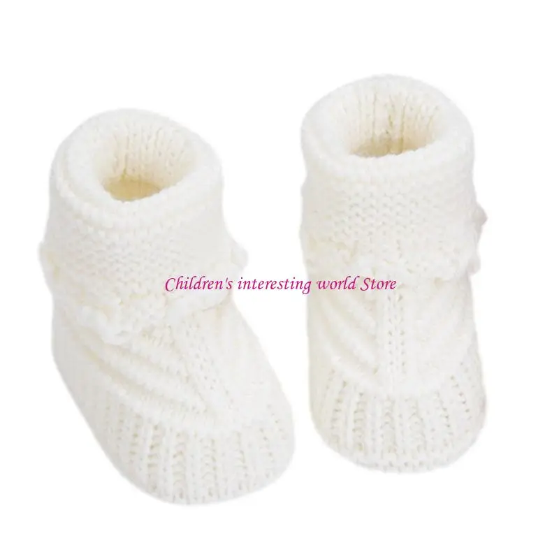 

Infant Booties Warm Toddler Booties Soft Knit Booties for Indoor Outdoor Wear 425F