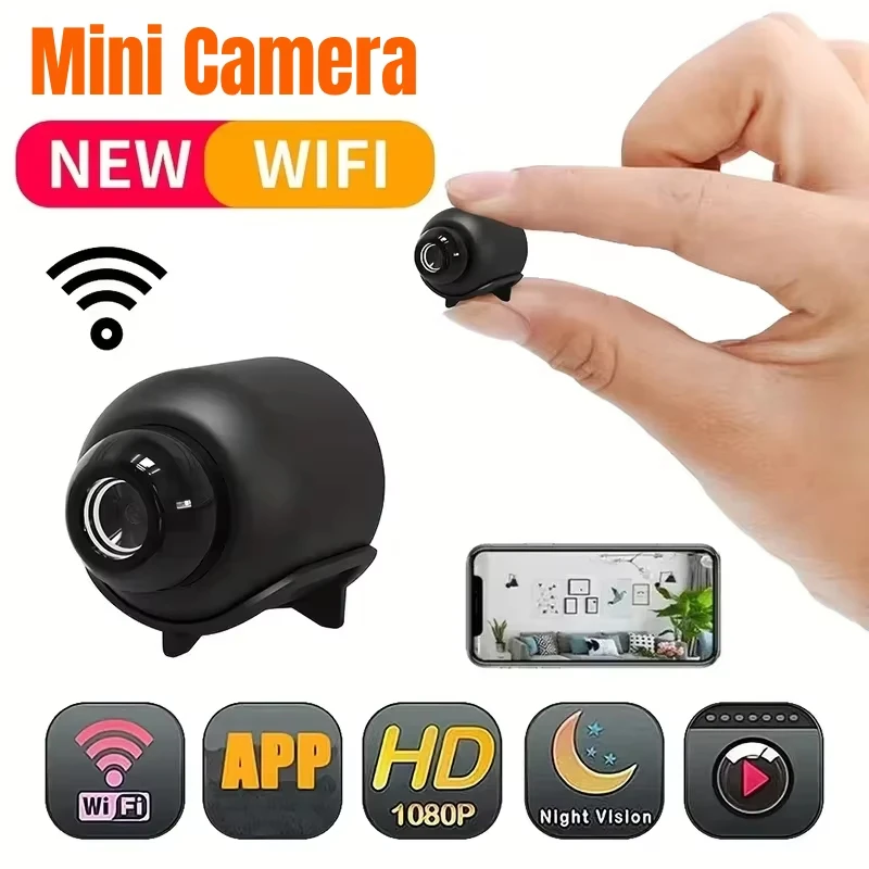 1080P Mini Camera Wireless Surveillance Security Video Cam Night Vision Motion Detect Camcorder Cam Monitor Smart Home 2026