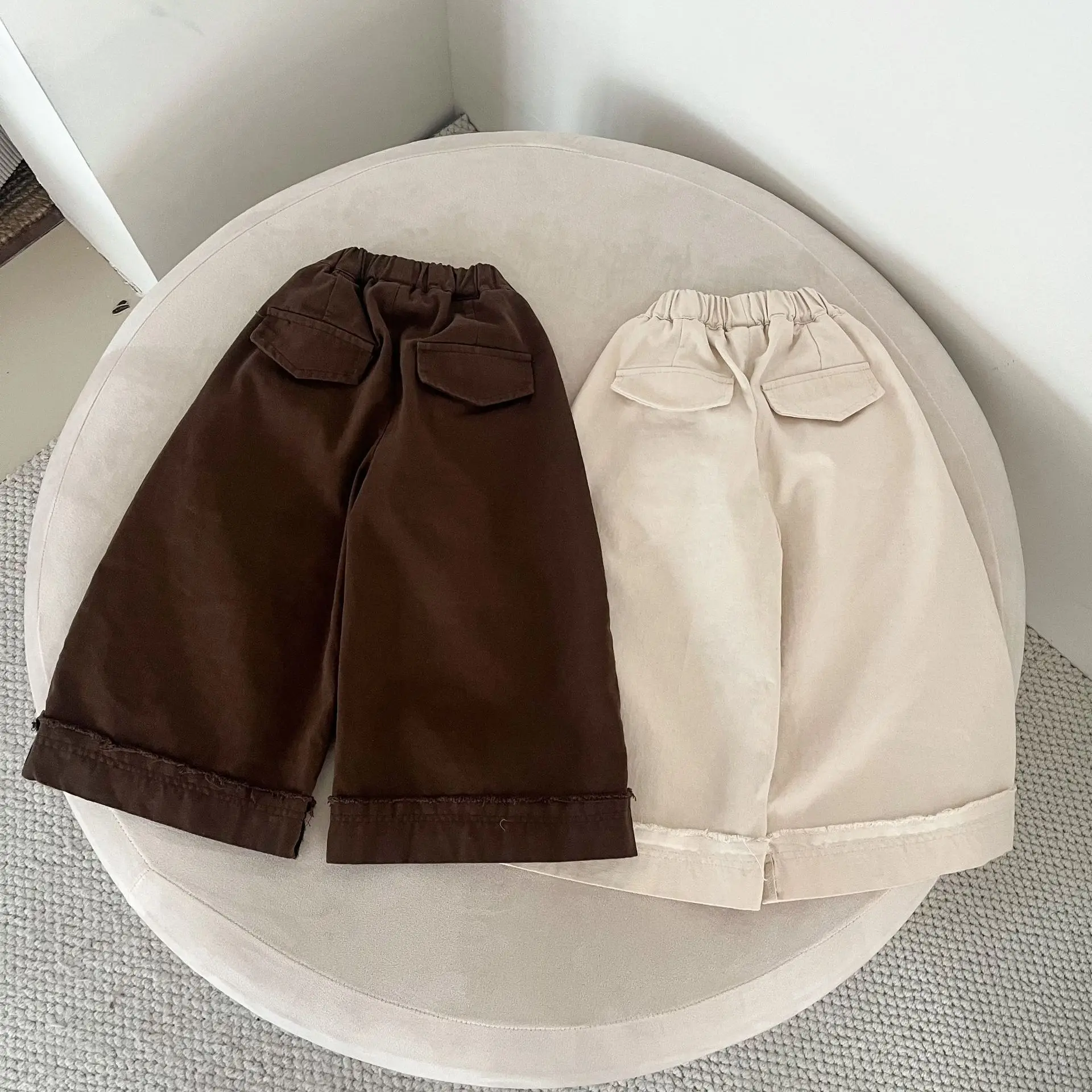 Kids Pants Spring Autumn New Fashion Korean Casual Simple Style Long Baggy Nice 2025