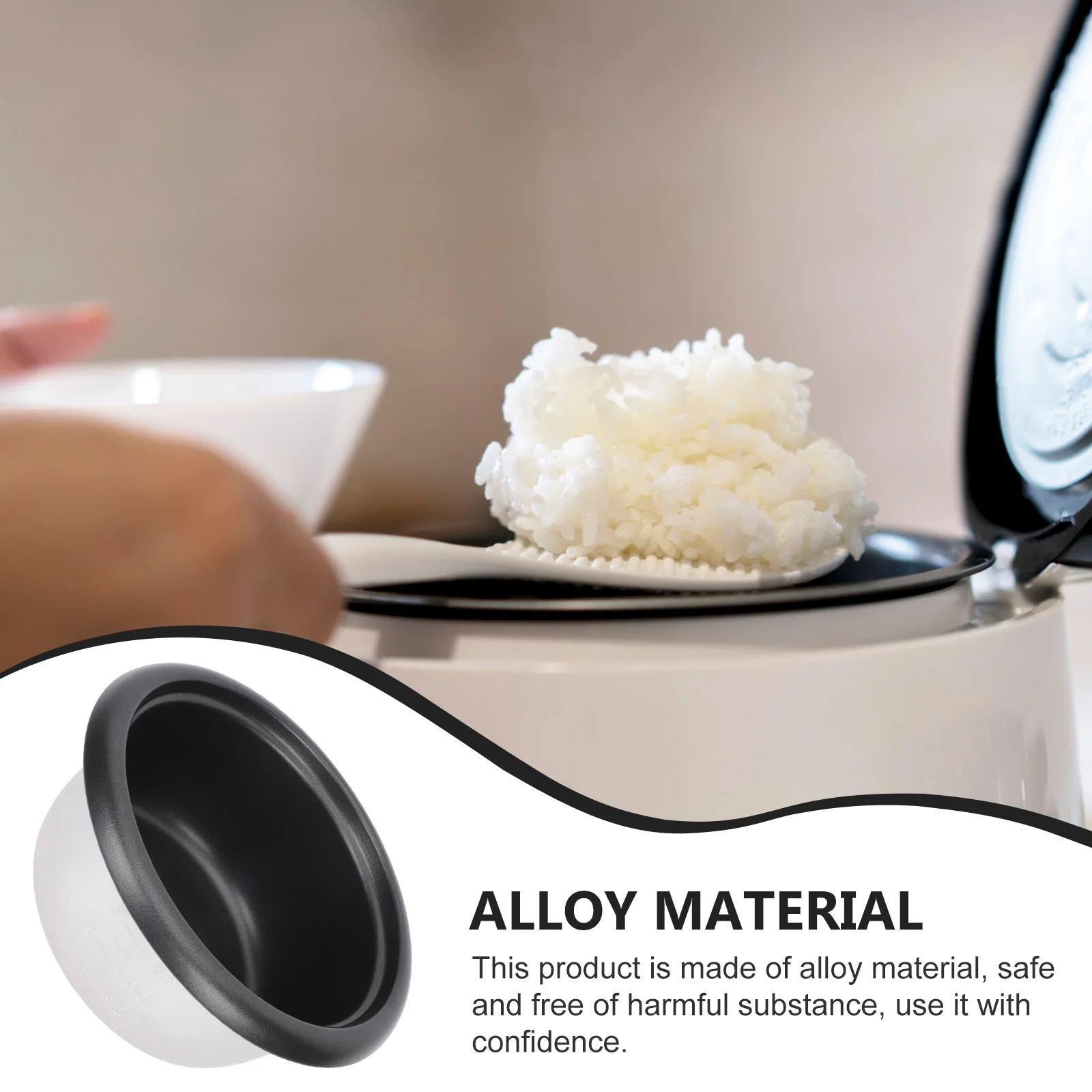 

2L Rice Liner Non-stick Inner Pot Non-Stick Rice Cooker Pot Replacement Electric Cooker Accessories Cake Mold Kitchen Tools