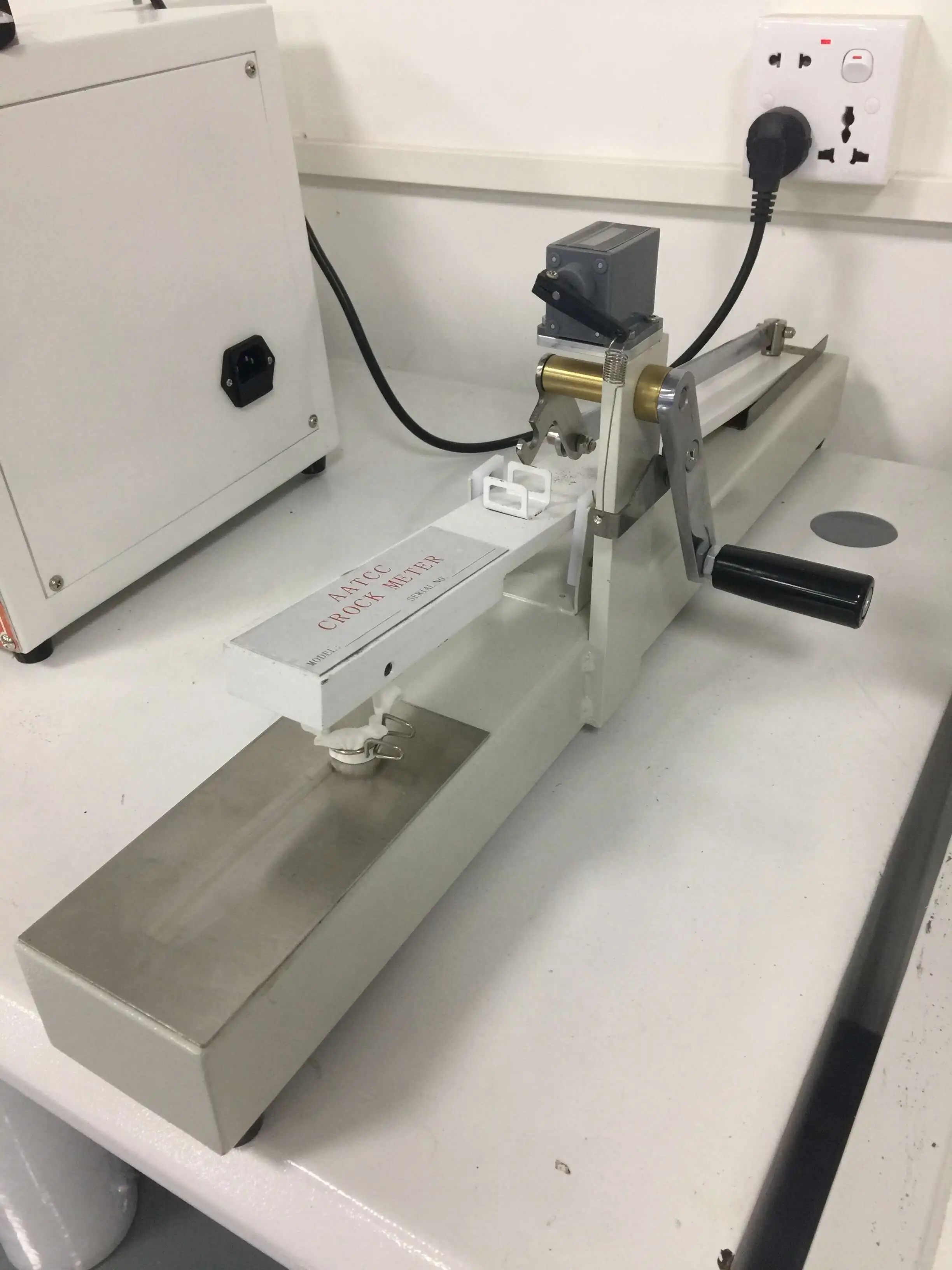 Crockmeter Manual Rubbing Fastness Tester Crock Meter