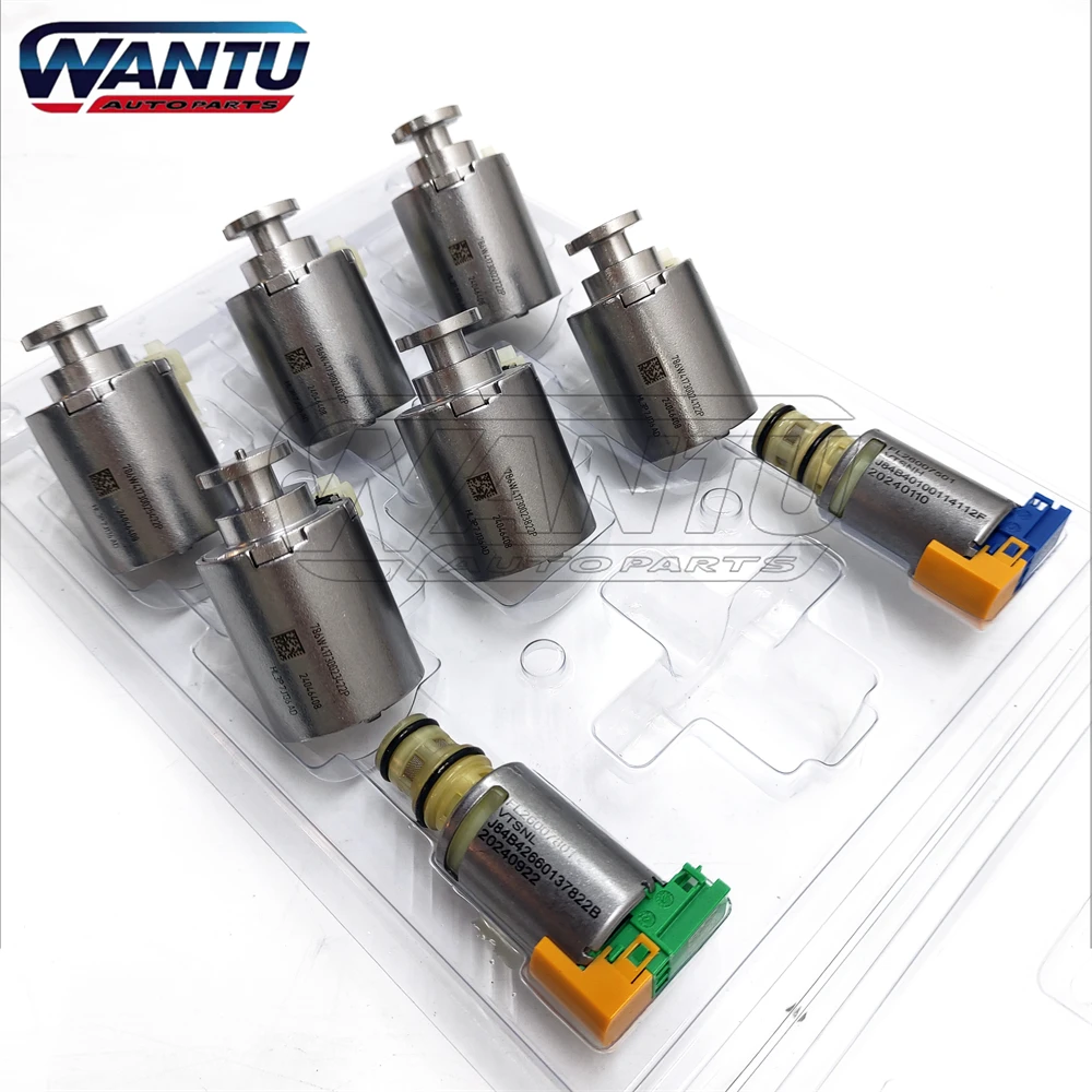 

8Pcs Genuine New 10R60 10R80 Automatic Transmission Solenoid Kit for Ford Raptor F150 Mustang Roadrunner 2.2 Explorer