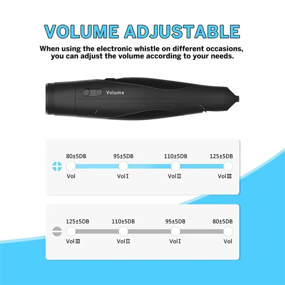 

Электронный свисток с 3-мя звуковыми эффектами и ремешком, свисток большого объема, многофункциональный свисток рефери из АБС-пластика для школьного учителя