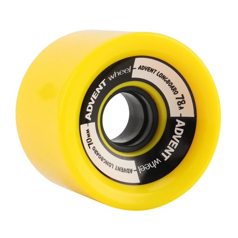 4Pcs Skateboard Wheels 70X51mm 78A Solid Roller Skating Wheels Longboard Wheels Riding Longboarding Wheels