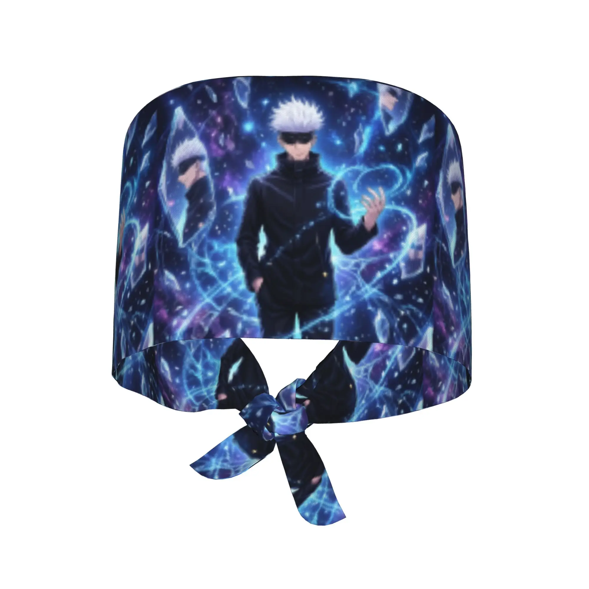 

Custom J-Jujutsus K-Kaisens Cleaning Working Cap Cool Unisex Comic Anime Scrub Cap Surgicals Hat Nurse Scrubs Hat For Dentist