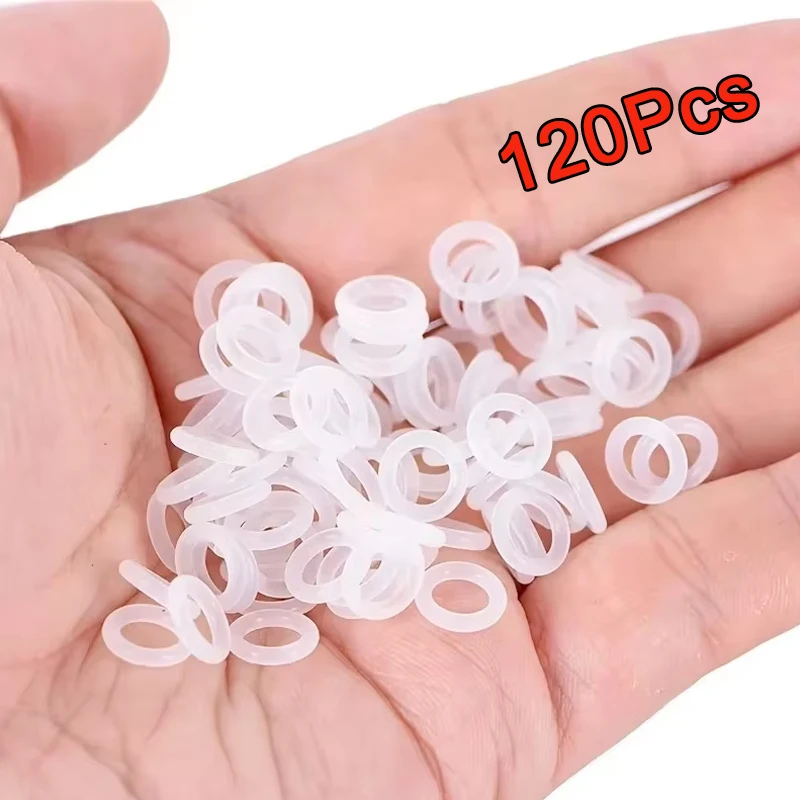 120Pcs Keyboard O-Ring Keycaps Silicone Rubber ORing Switch Sound Dampeners Dampers Key Cap Silicone Seal Ring Replace