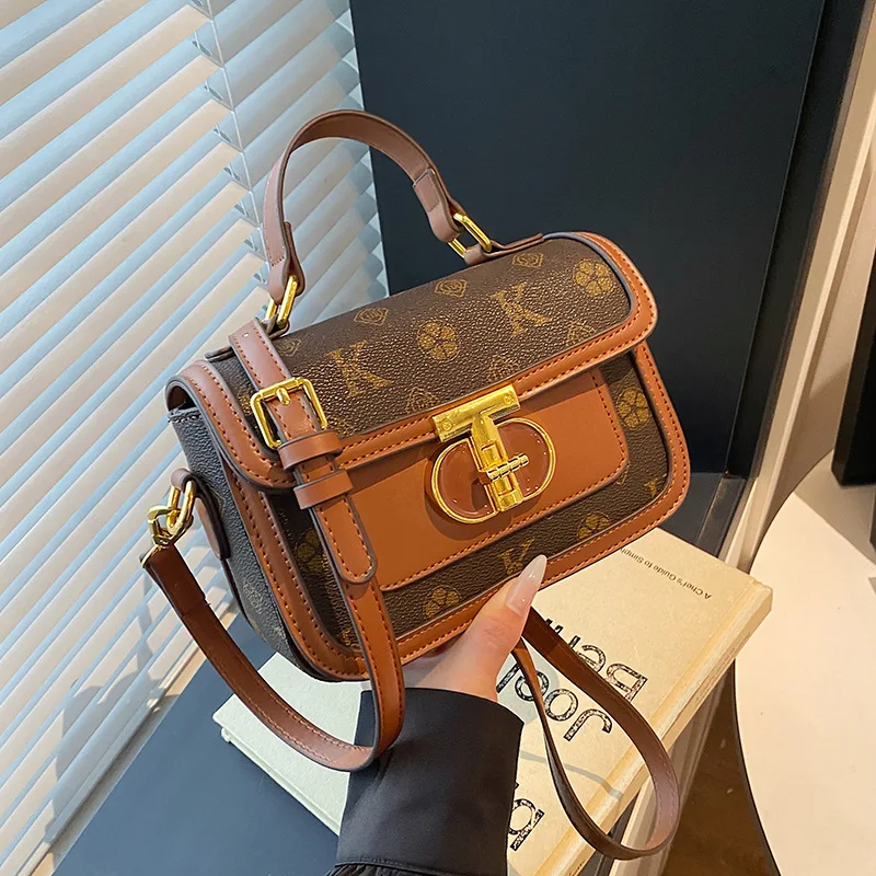 

Aesthetic Vintage Square Bag Fashion Shoulder Purse for Women, Versatile Crossbody Tote Chic Bag Minimalist Sling Bag​