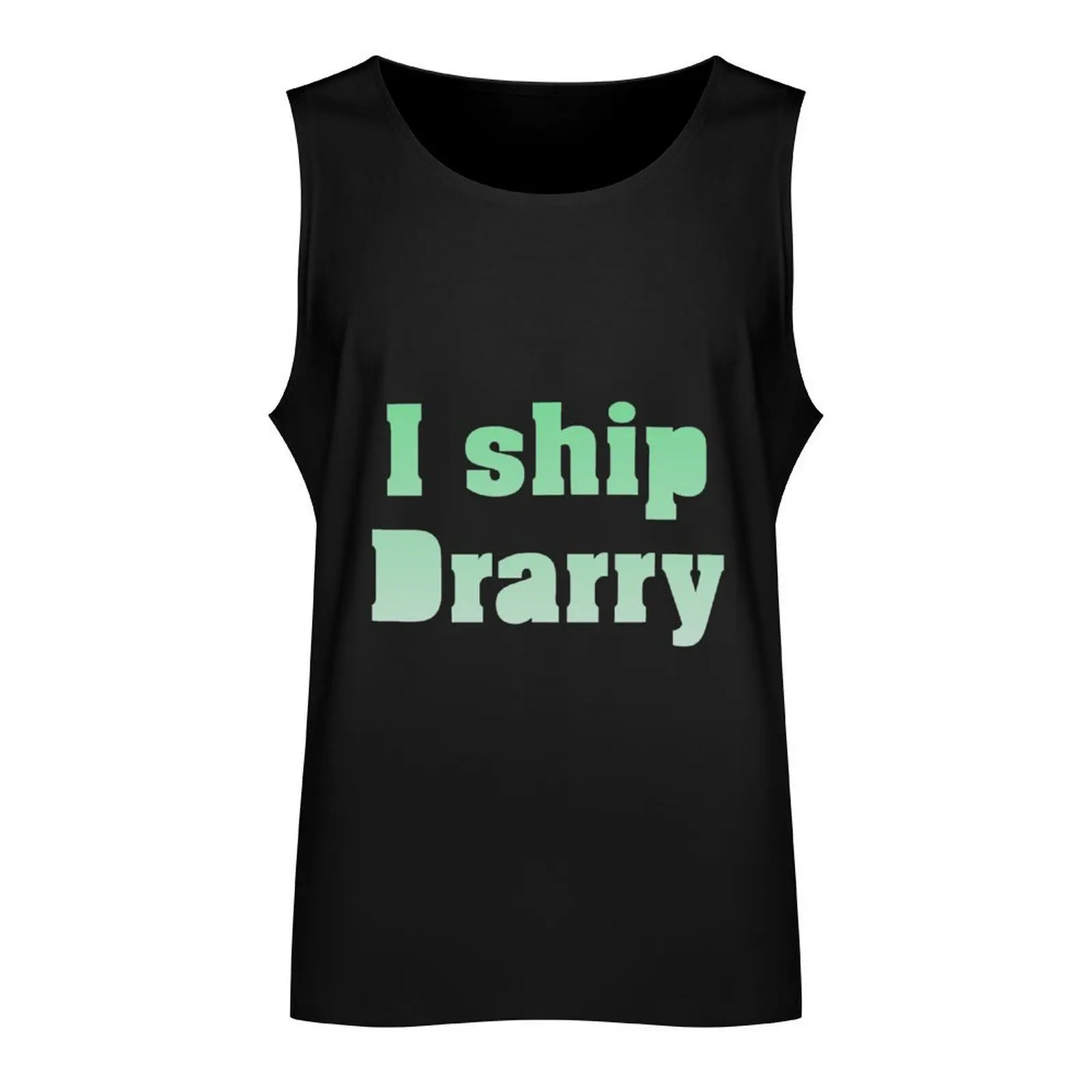 I ship Drarry Tank Top T-shirts men Men's sports t-shirt Men's gym clothing Men's gym t-shirt