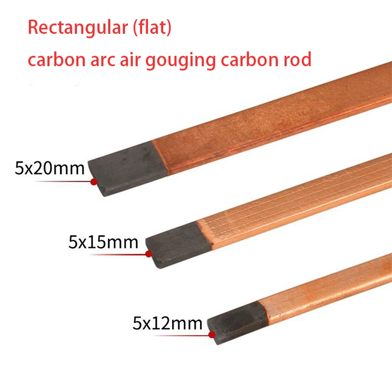 5ps Carbon Arc Air gouging carbon rod and graphite rod 4-10mm For DC Gas Gouging Gun Electrode Carbon Rod welding equipment