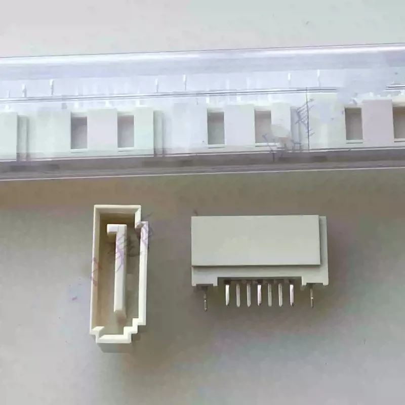 20PCS 50PCS SATA 7P Vertical Hard Disk Socket, Hard Drive Interface Connector, White, Front & Rear Angled Fixed Pins