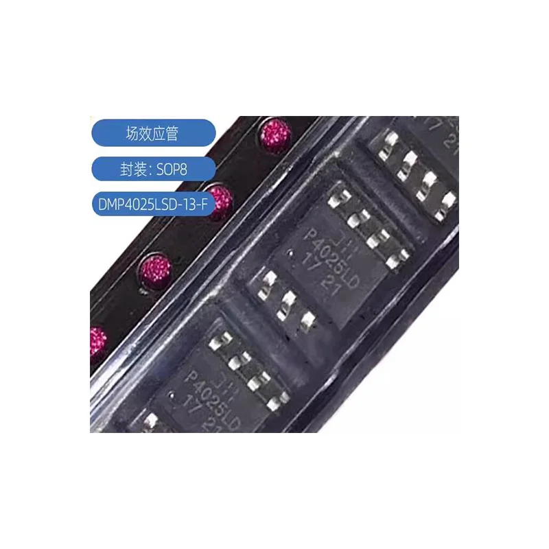 (20pcs)Original DMP4025LSD-13-F screen printed P4025LD field-effect transistor SOP8