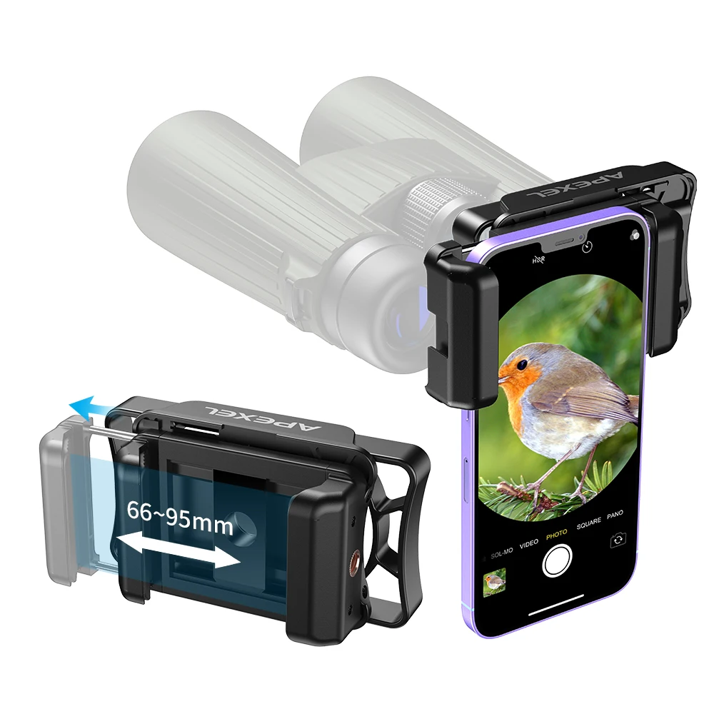 APEXEL-Soporte de Clip de conector para telescopio Monocular, accesorios especiales para telescopio