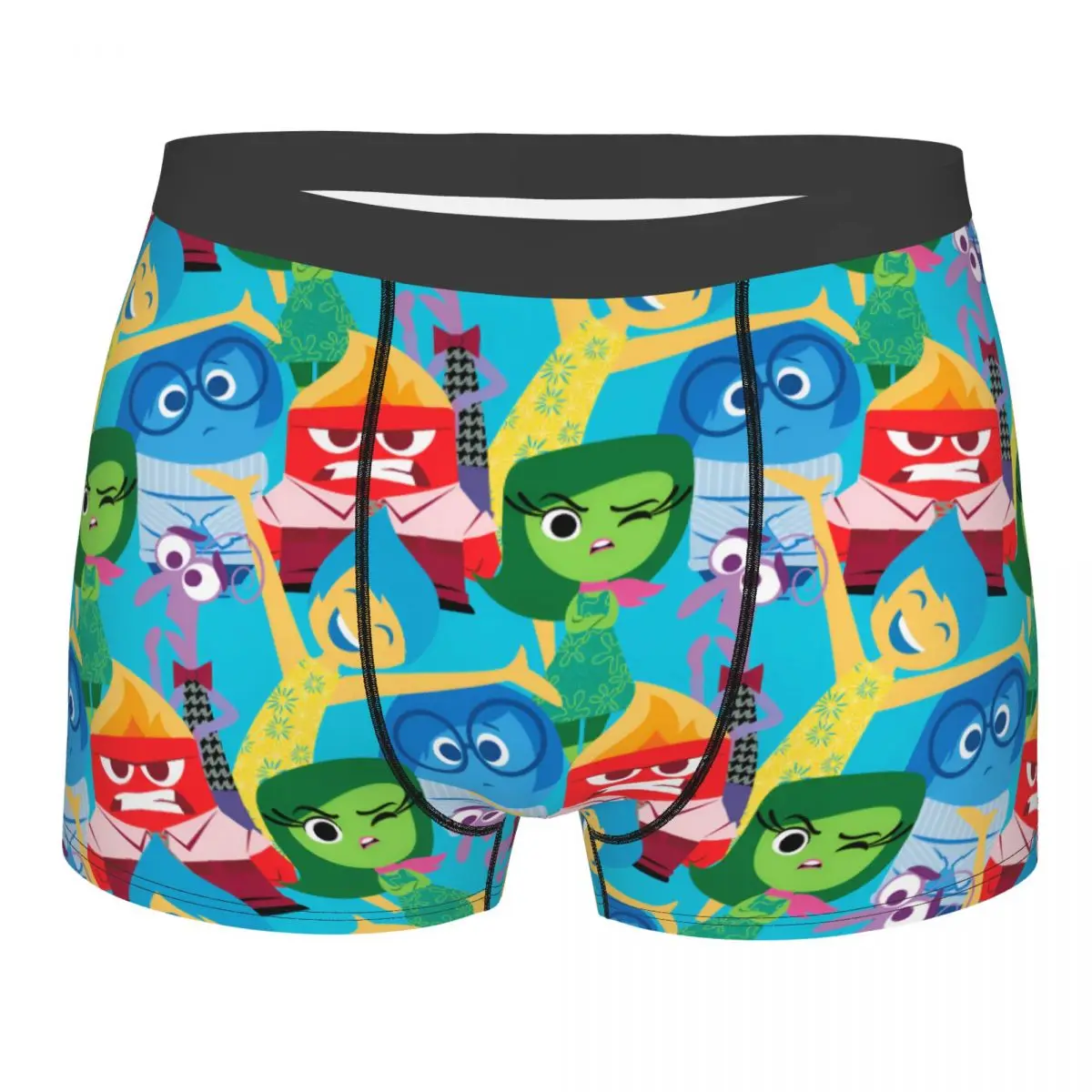 

Custom Fashion Inside Out Cartoons Cute Boxers Shorts Panties Men's Underpants Breathable Comic Briefs Underwear
