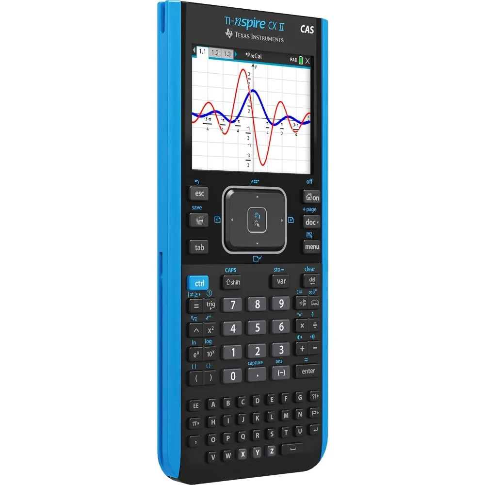 TI-Nspire CX II CAS Color Graphing Calculator with Student Software