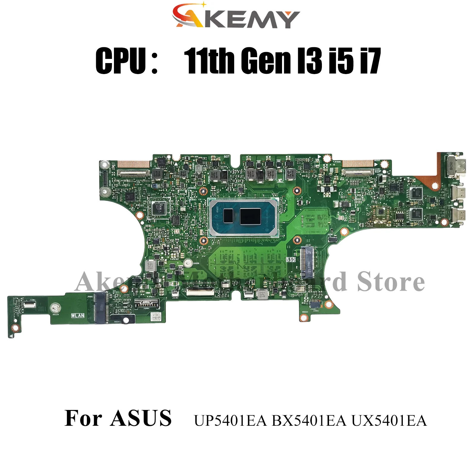 

UX5401EA Материнская плата для ноутбука ASUS ZenBook UX5401 BX5401EA UP5401EA RX5401EA UX540ZA Материнская плата для ноутбука 11-го поколения I3 i5 i7