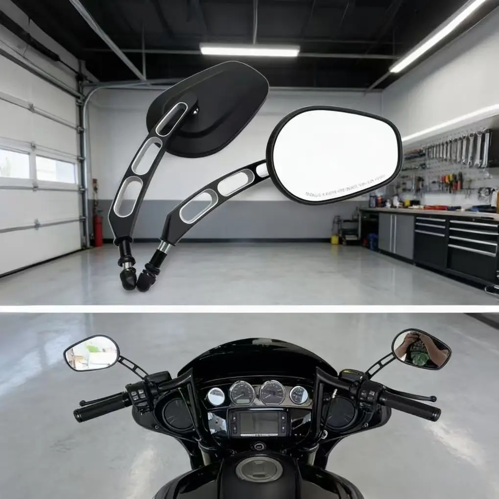 

Зеркала заднего вида для мотоциклов Harley Touring, Dyna, Softail, Fatboy, Street Bob, Sportster, XL1200