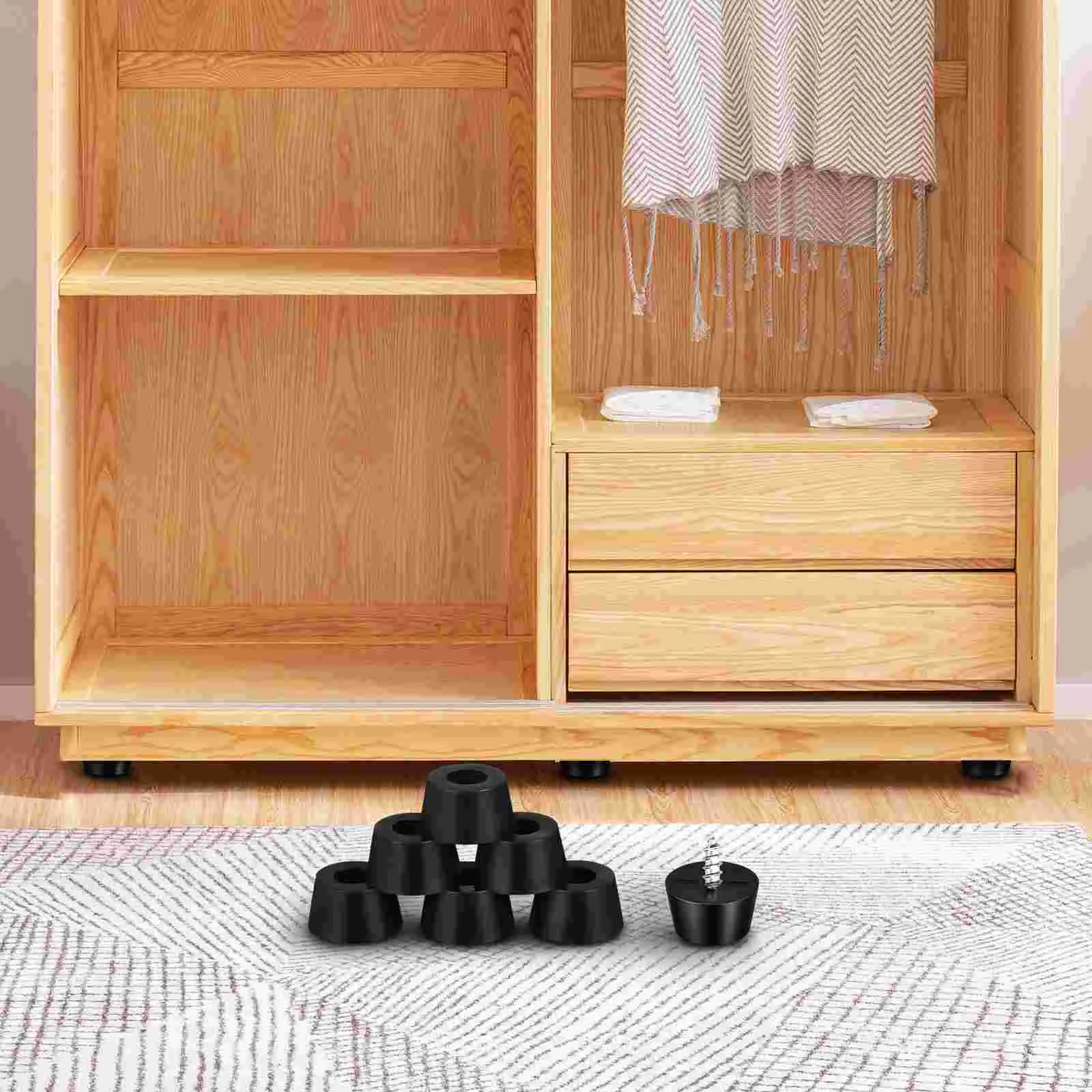 120 Sets Protector Pvc Rubber Feet Foot Pads Furniture Sliders Plastic for Cutting Board