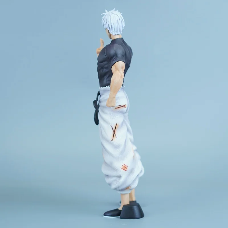 Personagem de anime gojo satoru decoração ornamento com três cabeças esculpidas gk figura de ação modelo brinquedo presente