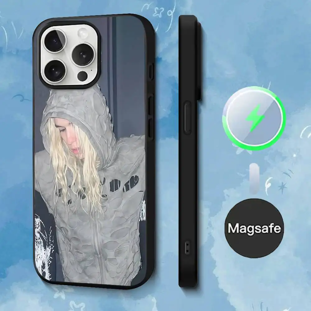 Casing Ponsel Album Singer 2hollis Untuk iPhone 17,16,15,14,13,12,11,Pro,Max,Plus,Mini,SE4,E Pengisian Daya Nirkabel Magnetik Magsafe