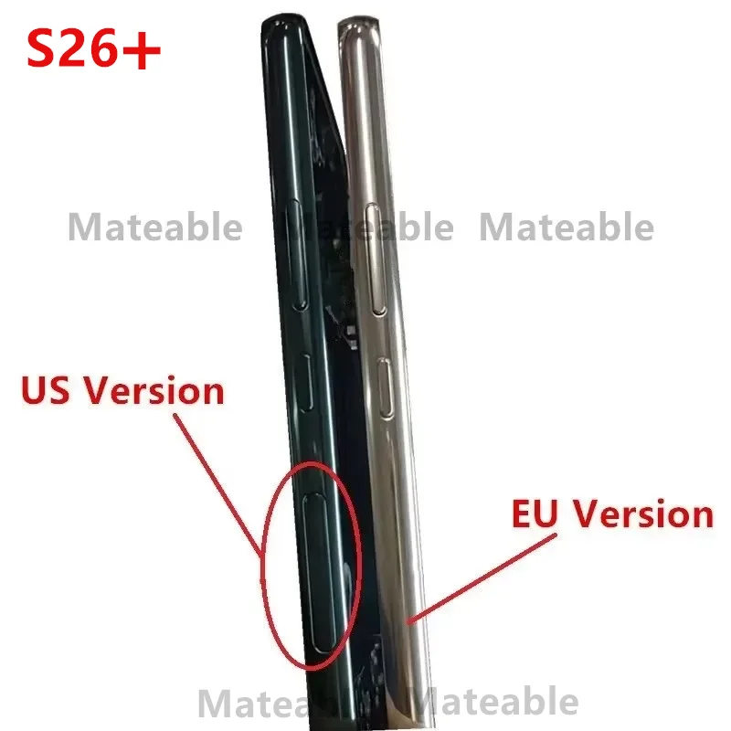 S26Plus For Samsung Galaxy S26 Plus S947 Middle Frame Housing Board LCD Faceplate Bezel Replace Repair Parts + Side Buttons