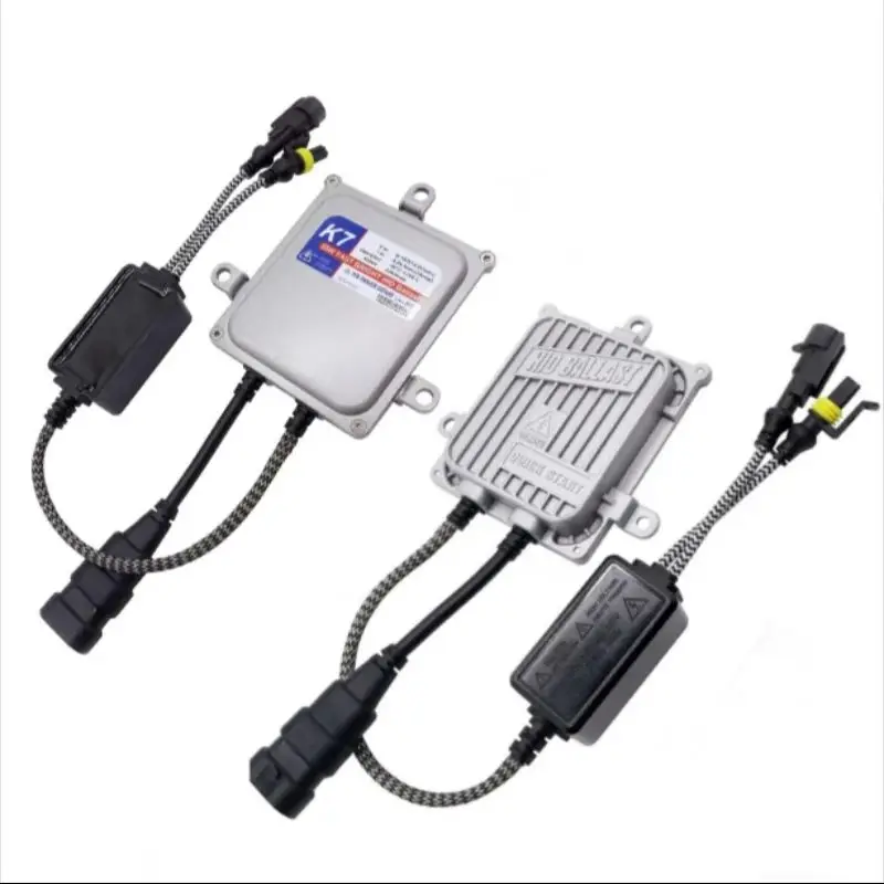 

2Pcs K7 55W AC Xenon Ballasts 4800LM Fast Bright Reactors for H1 H3 H7 H8 H9 H11 HB3 HB4 9012 D2H 12V AC Car HID Headlights
