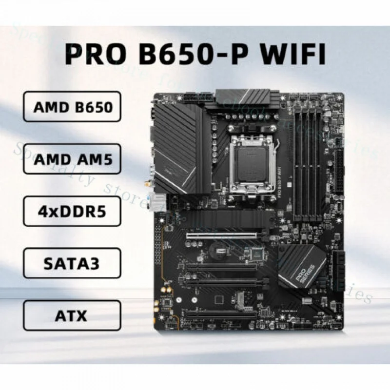 

A++ для MSI PRO B650-P WIFI Ryzen 7 7800x3d 7700x 7800x 7950x3d CPU AM5 Материнская плата